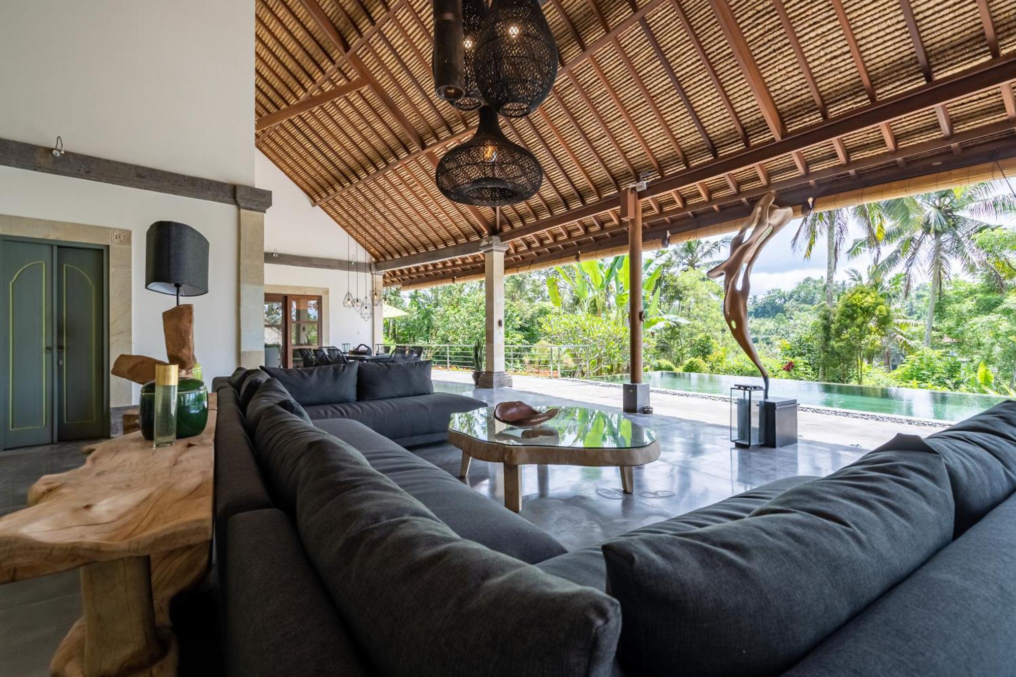 Villa Themma Jungle - Sumptuous 3Br Luxury Villa With Majestic Jungle View North Of Ubud Exteriér fotografie